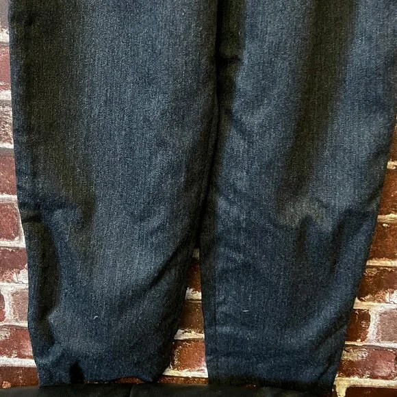 Vintage Made in Italy Pure Wool Pants - High Waist & Floral Detail - Picture 2 of 11